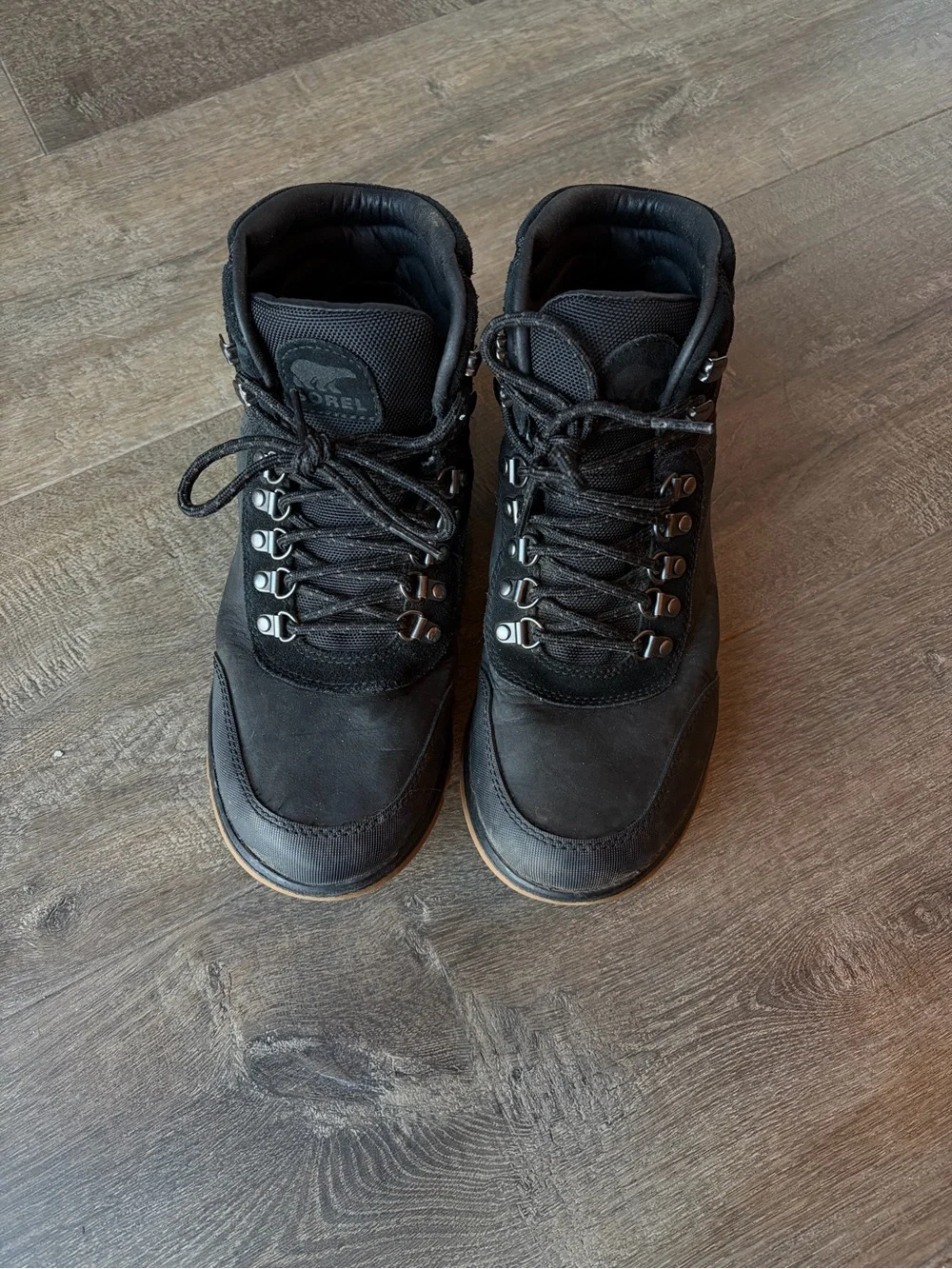 Sorel Ankeny II Hiker WP waterproof boots in Black Men’s 8.5